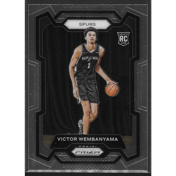 2023-24 Panini Prizm Victor Wembanyama Base Rookie Card #136 Wemby 
